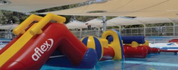 Image of the inflatable at Scarborough Beach Pool